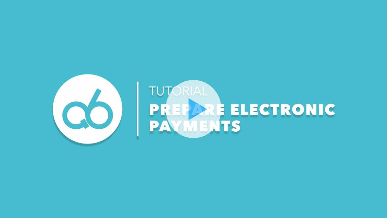 prepare electronic payments