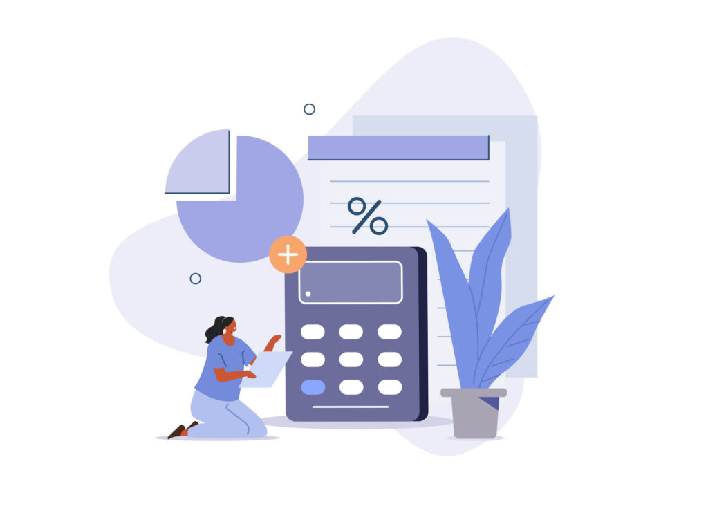 banking electronic person doing a Bank Reconciliation