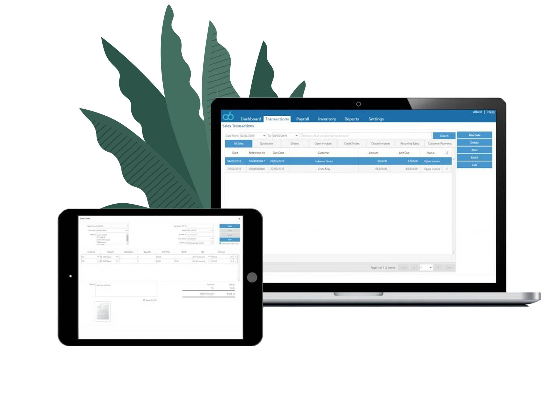 sales dashboard